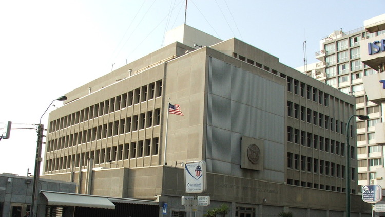 السفارة الاميركية اسرائيل